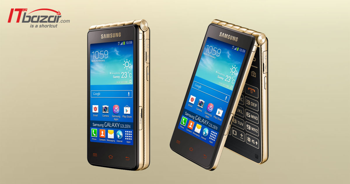 گوشی موبایل سامسونگ Galaxy Golden 3 تاشو و بسیار خاص