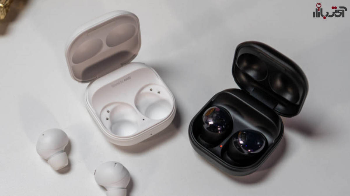 هدفون Galaxy Buds 2 Pro شرکت سامسونگ مشکی و سفید