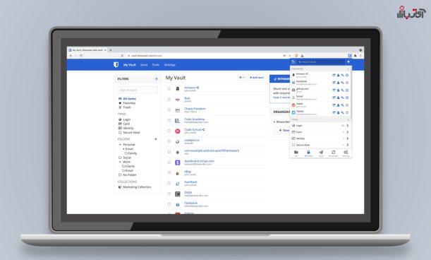 افزونه Birwarden برای مدیریت رمزها