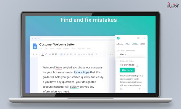  افزونه گوگل کروم Grammarly: تصحیح گر نگارشی