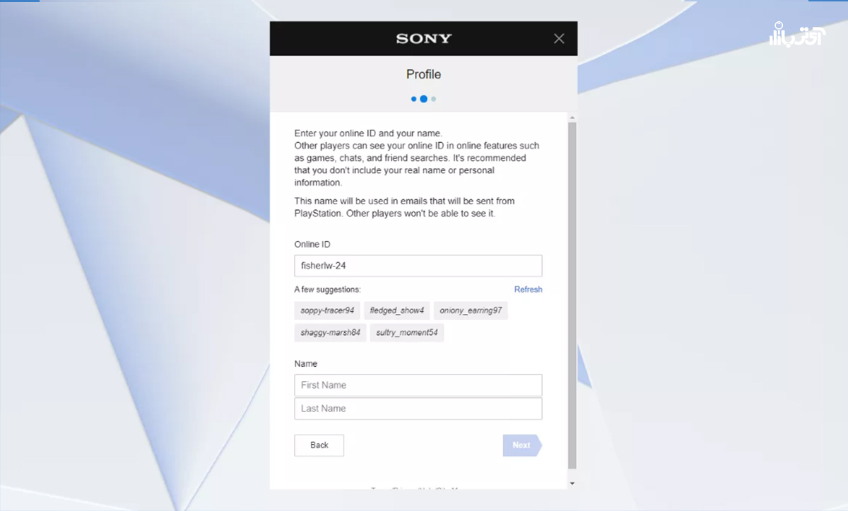 ساخت اکانت PSN 