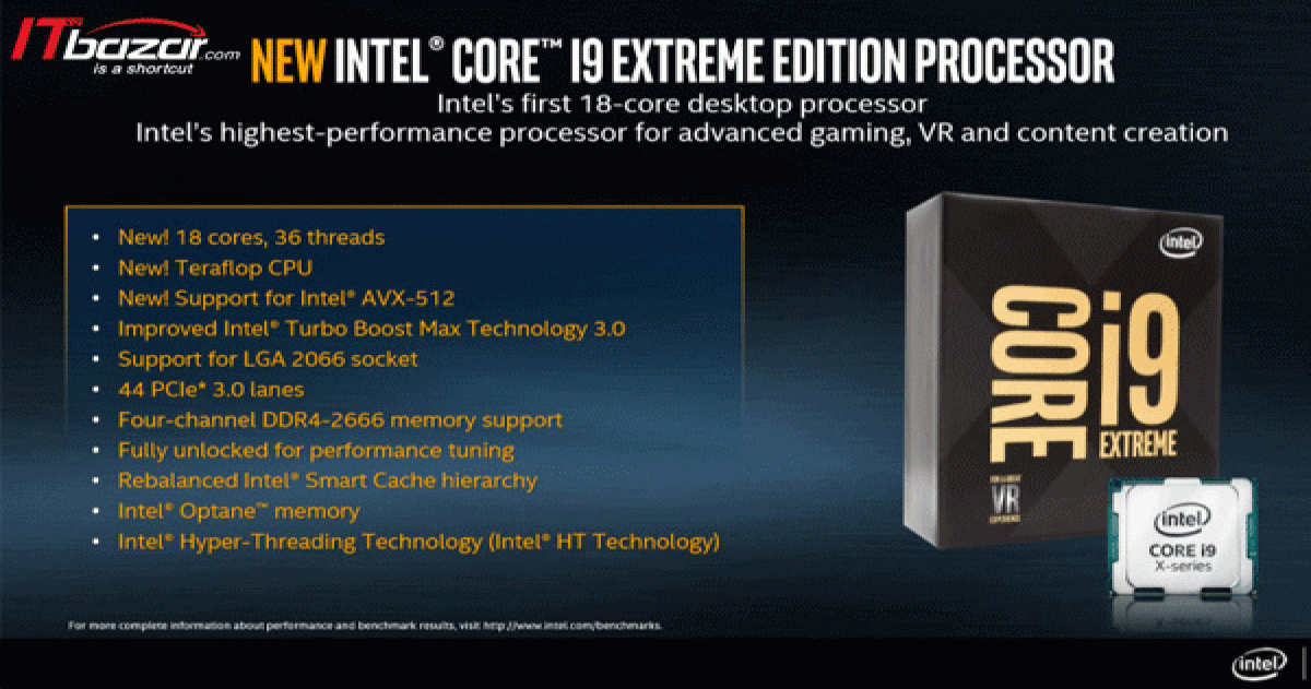 پردازنده‌ های intel Core i9