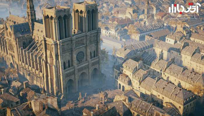 کمک بازی assassin's creed unity به بازسازی کلیسای جامع نوتردام