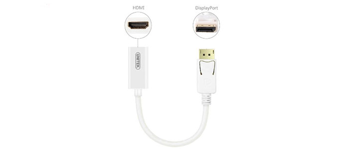 کابل مبدل DisplayPort به HDMI یونیتک Y-6332