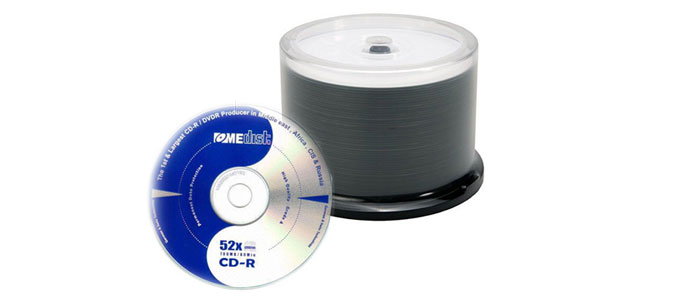 سی دی خام رایتر می دیسک CD-R 52X 80MIN 700MB