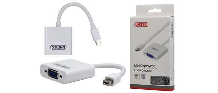 کابل تبدیل Mini DisplayPort به VGA یونیتک Y-6327WH 