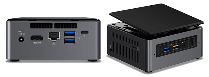 مینی پی سی اینتل NUC7i5BNH Core i5 8GB 1TB 64SSD