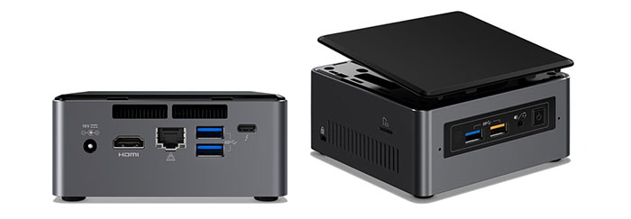 مینی پی سی اینتل NUC7i5BNH Core i5 16GB 256SSD