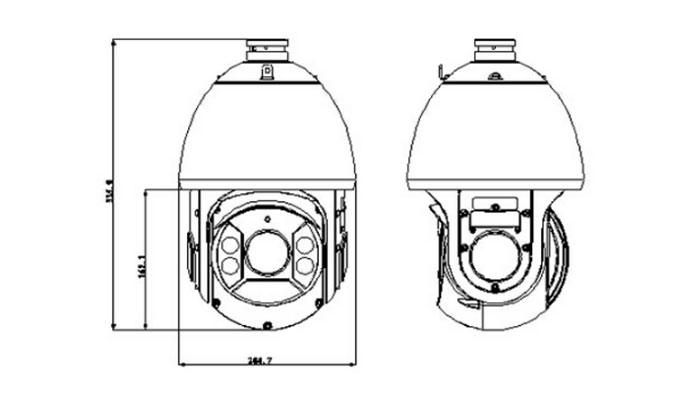 دوربین مداربسته تحت شبکه اسپید دام داهوا DH-SD6C230U-HNI