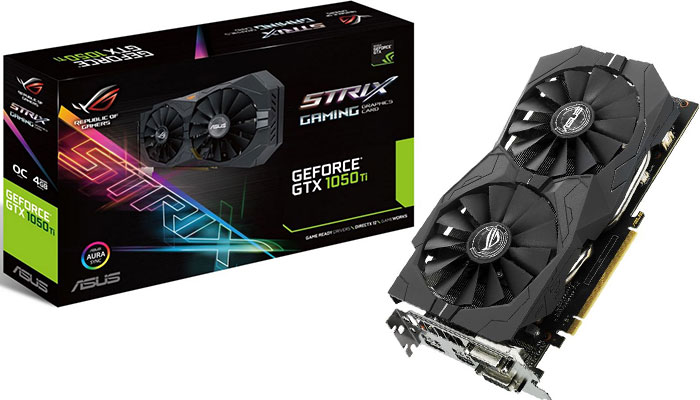 کارت گرافیک ایسوس ROG STRIX GTX1050 TI 4GB GAMING