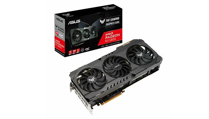 کارت گرافیک گیمینگ ایسوس مدل TUF Radeon RX6800 O16G