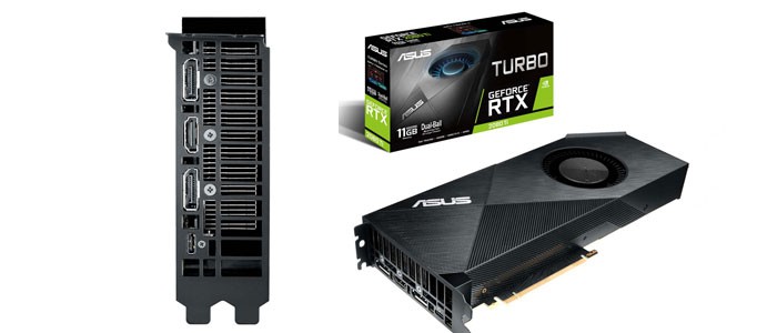 کارت گرافیک ایسوس TURBO RTX2080TI-11G 11GB