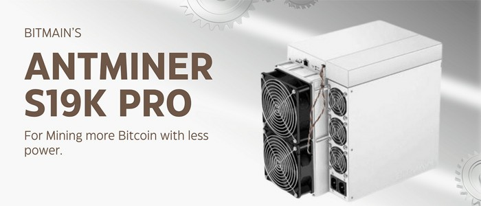 ماینر بیت مین Antminer S19k Pro 120TH/s