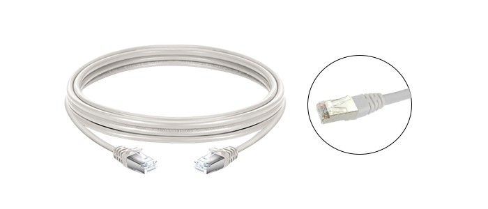 پچ کورد 10 متری CAT6 S/FTP LSZH اینفیلینک IP-HCPCSF610