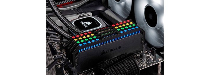 رم کورسیر Dominator Platinum RGB 64GB DDR4 3466 چهارکاناله