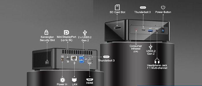 مینی پی سی Irancell NUC11PAHi7 i7-1165G7 16GB 512GB SSD