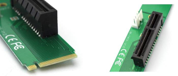 کارت مبدل جی ام تی M2 to PCIE X4 B07Z61S2M8