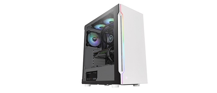 کیس کامپیوتر Thermaltake H200 TG Snow RGB