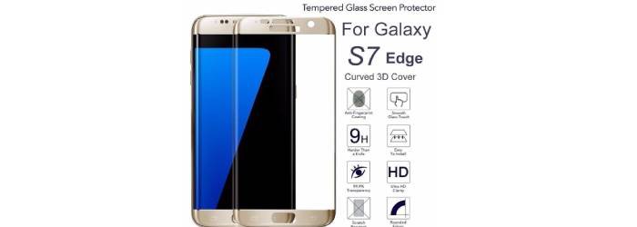 گلس صفحه نمایش نیلکین سامسونگ گلکسی S7 Edge فول کاور