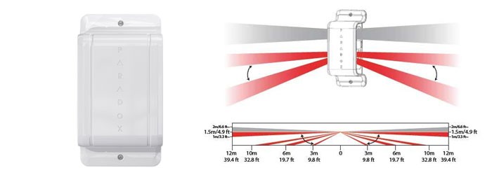 Paradox NV780MX Outdoor Dual Side-View Motion Detector