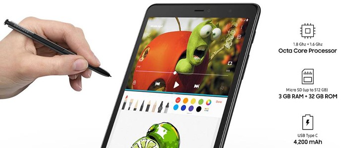 تبلت سامسونگ Galaxy  Tab A 8.0 & S-pen 2019 8inch 32GB