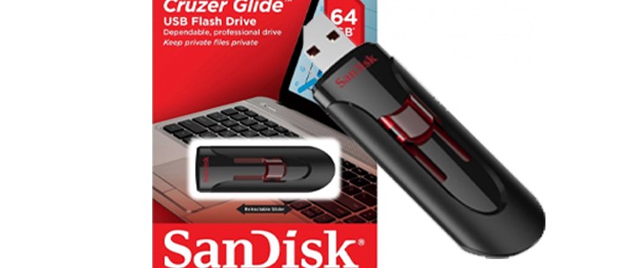 فلش مموری سن دیسک Cruzer Glide 64GB USB 3.0