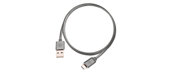 کابل مبدل سیلورستون USB to USB Type-C 0.5m CPU04