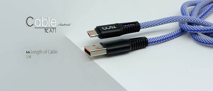 کابل مبدل تسکو USB To microUSB 1m TC A71