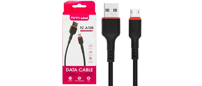 کابل تبدیل USB به MicroUSB تسکو 1 متر TC A105