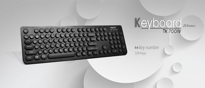 کیبورد بیسیم تسکو TK 7001W