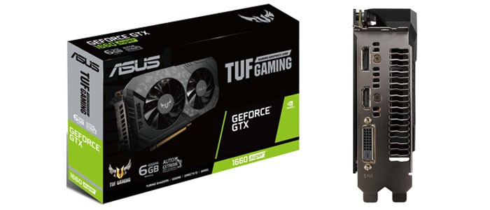 کارت گرافیک ایسوس TUF-GTX1660S-6G-GAMING 6GB