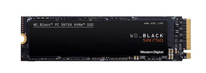 حافظه SSD وسترن دیجیتال BLACK SN750 250GB